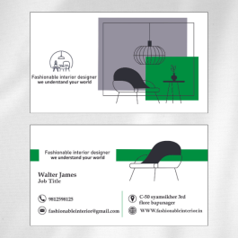 interior designer visiting card 6