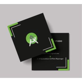 Square Pattern Visiting Card Square Visiting Card - Unique Designs for Professional Impact