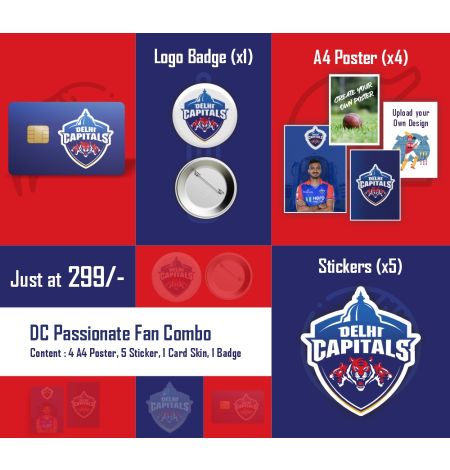 DC Passionate IPL Fan Combo