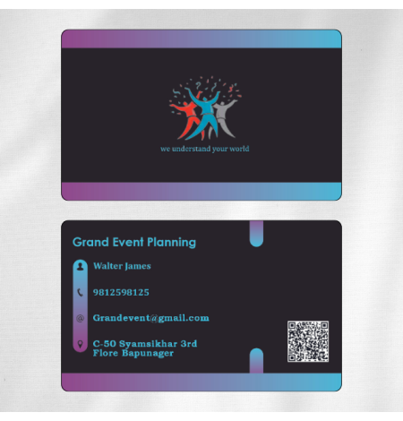 Event Company Visiting Card Design 01 