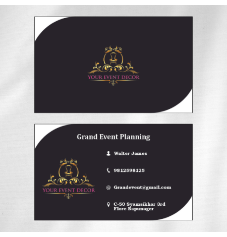 Event Company Visiting Card Design 04