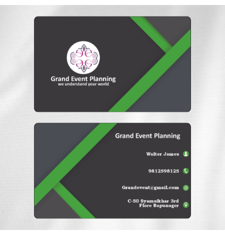 Event Company Visiting Card Design 06