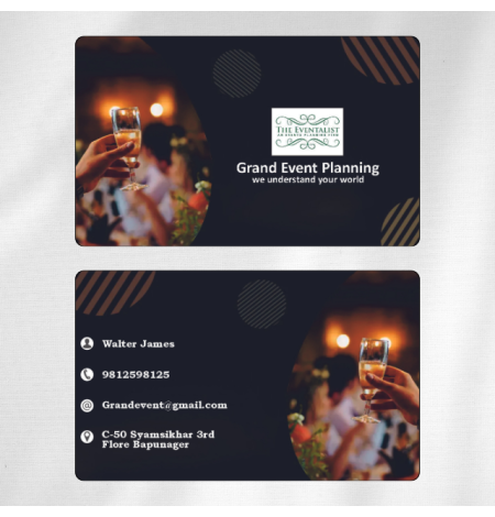 Event Company Visiting Card Design 09