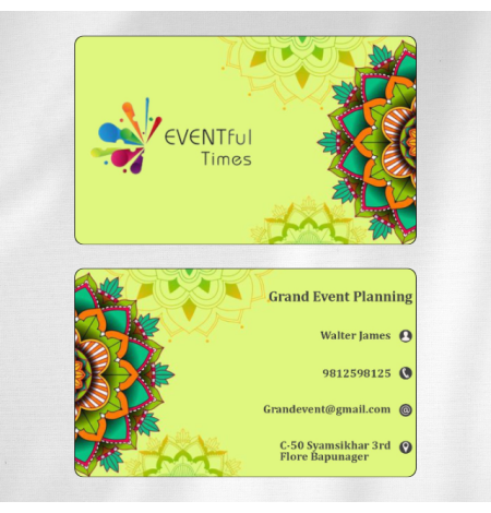 Event Company Visiting Card Design 10 Main
