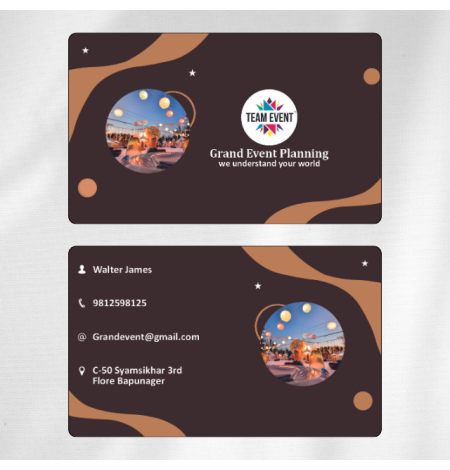 Event Company Visiting Card Design 11