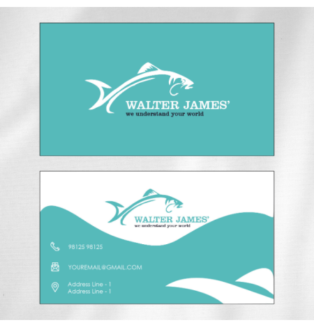 Fishshop Visiting Card Design 02 Main