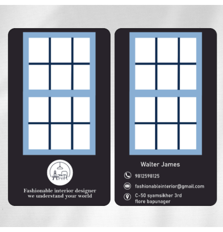 Interior Designer Visiting Card Design 04 Main