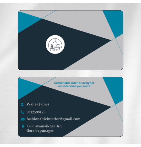 Interior Designer Visiting Card Design 05 Main