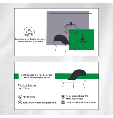 Interior Designer Visiting Card Design 06 Main