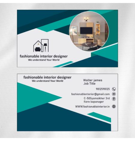 Interior Designer Visiting Card Design 07 Main