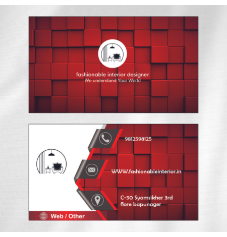 Interior Designer Visiting Card Design 09 Main