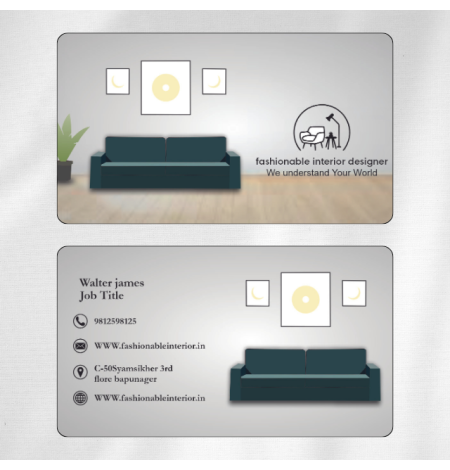 Interior Designer Visiting Card Design 10 Main