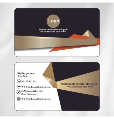 Interior Designer Visiting Card Design 12 Main