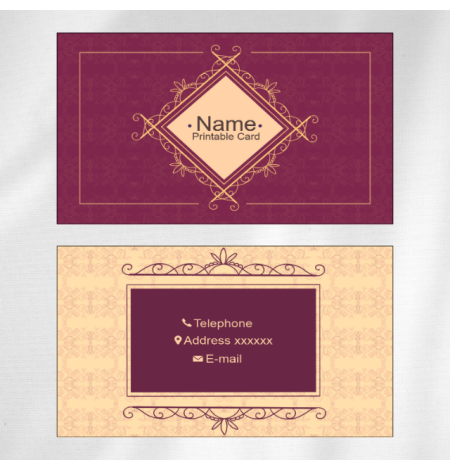 Marriage Hall Visiting Card Design 03 Main