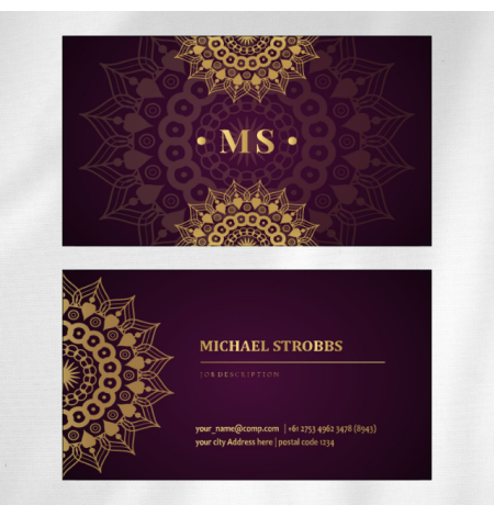 Marriage Hall Visiting Card Design 05 Main