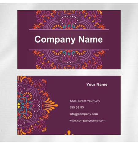 Marriage Hall Visiting Card Design 12 Main