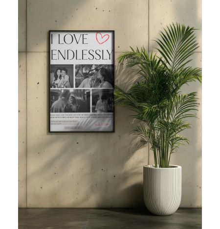 Personalized Love Story Photo Frame Mockup