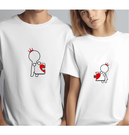 Puzzle Piece Couple T-shirts