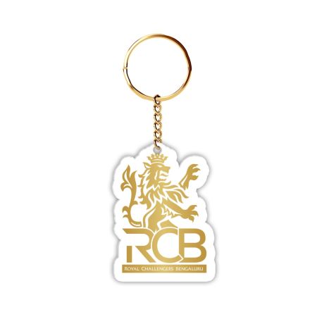 Royal Challengers Bengaluru Keychain Mockup