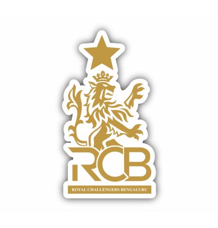 RCB Logo Star Sticker Mockup