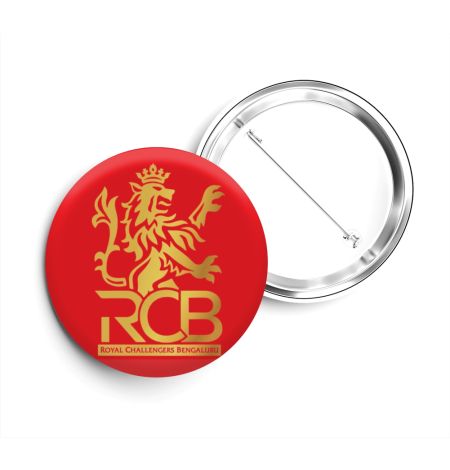 Royal Challengers Bengaluru Button Badge Mockup