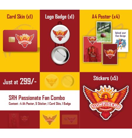 SRH Passionate IPL Fan Combo