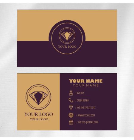 Visiting Card for Jewellery Shop Design 09 Main