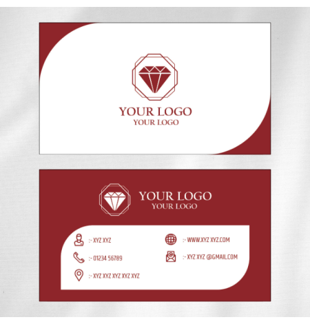 Visiting Card for Jewellery Shop Design 11 Main