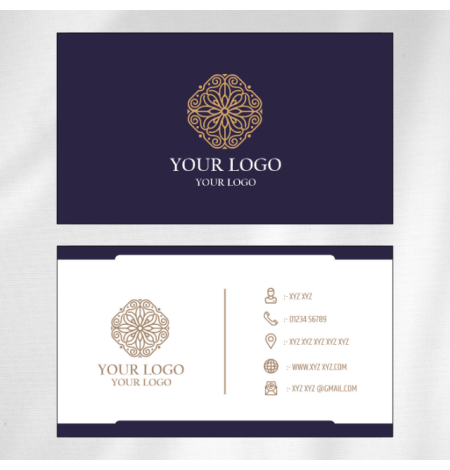 Visiting Card for Jewellery Shop Design 13 Main