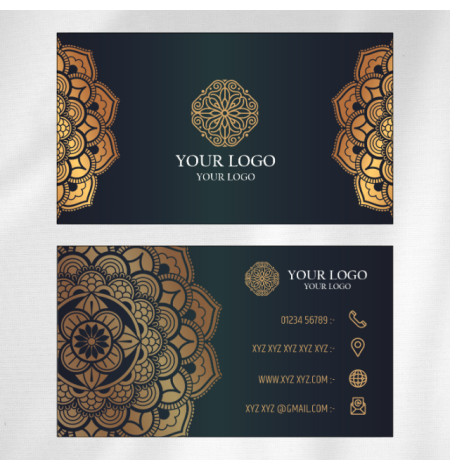 Visiting Card for Jewellery Shop Design 14 Main